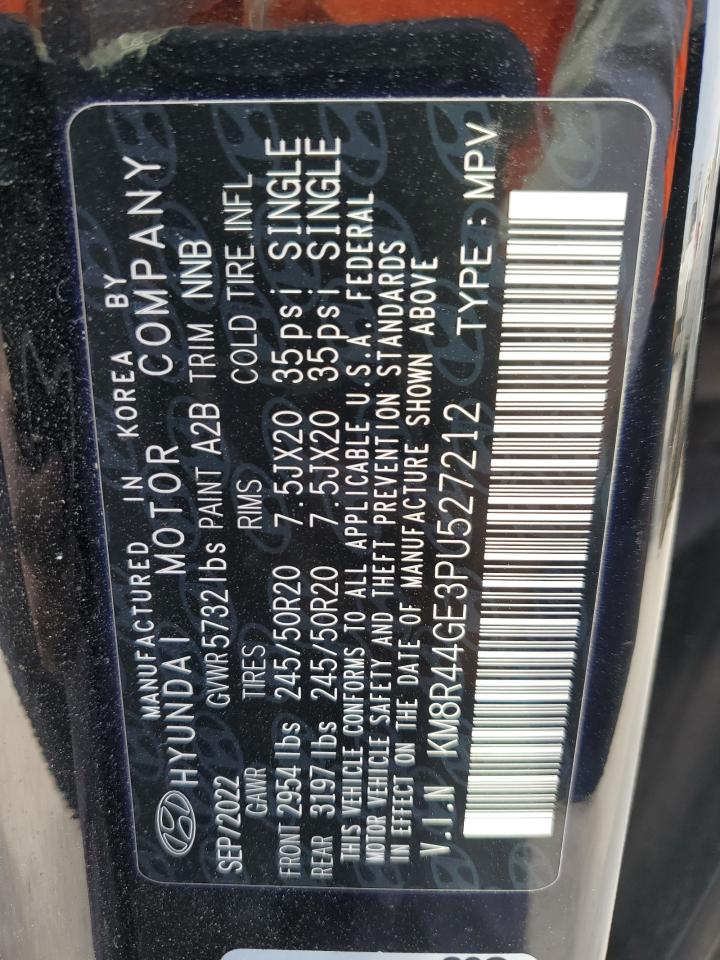 2023 HYUNDAI PALISADE SEL PREMIUM VIN:KM8R44GE3PU527212