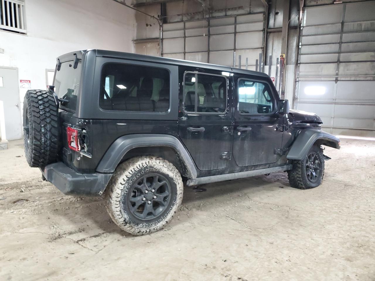 2022 JEEP WRANGLER UNLIMITED SPORT VIN:1C4HJXDG4NW191054