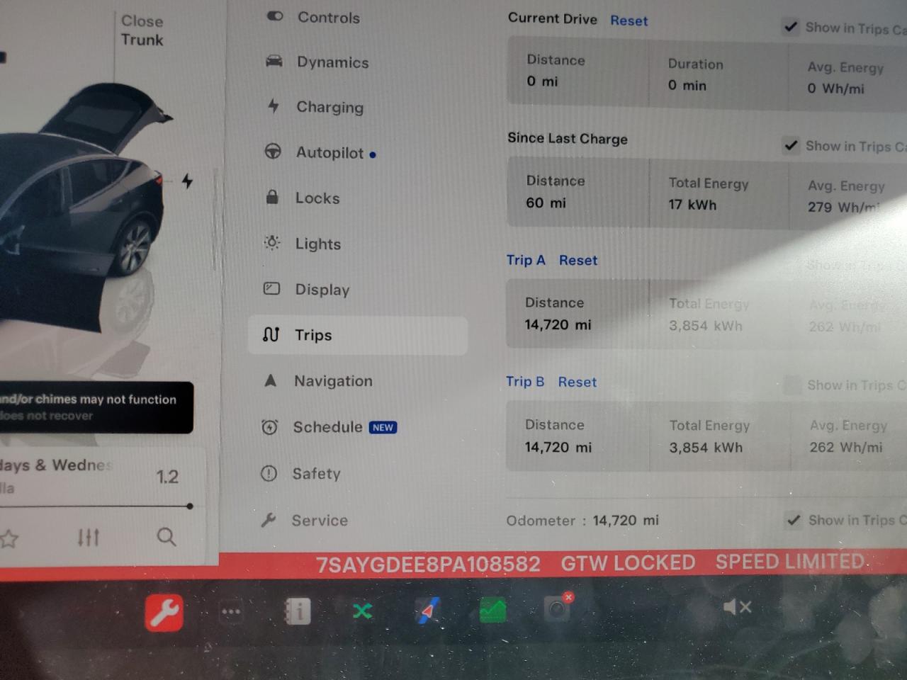 2023 TESLA MODEL Y  VIN:7SAYGDEE8PA108582