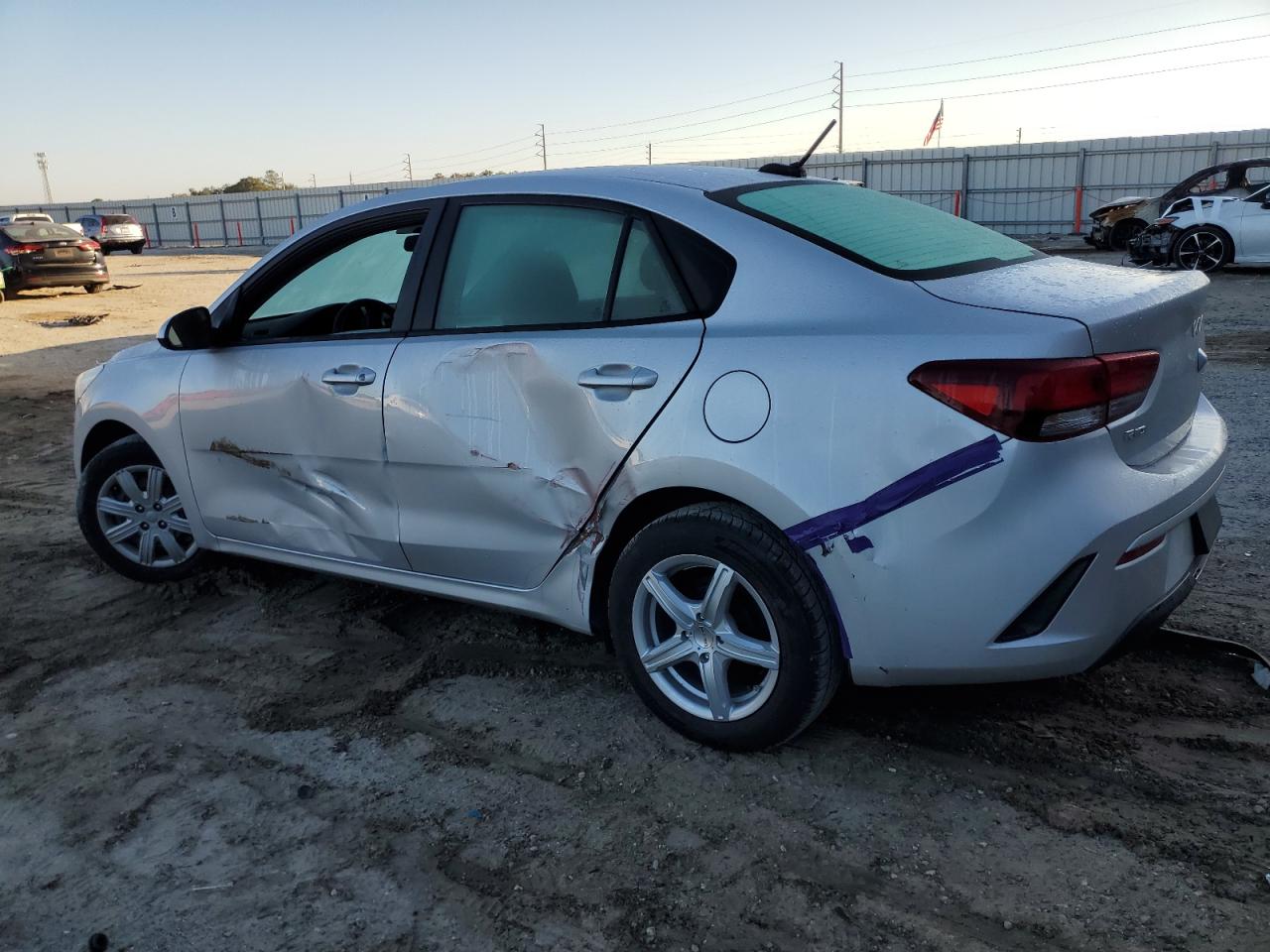 2022 KIA RIO LX VIN:3KPA24AD5NE458574