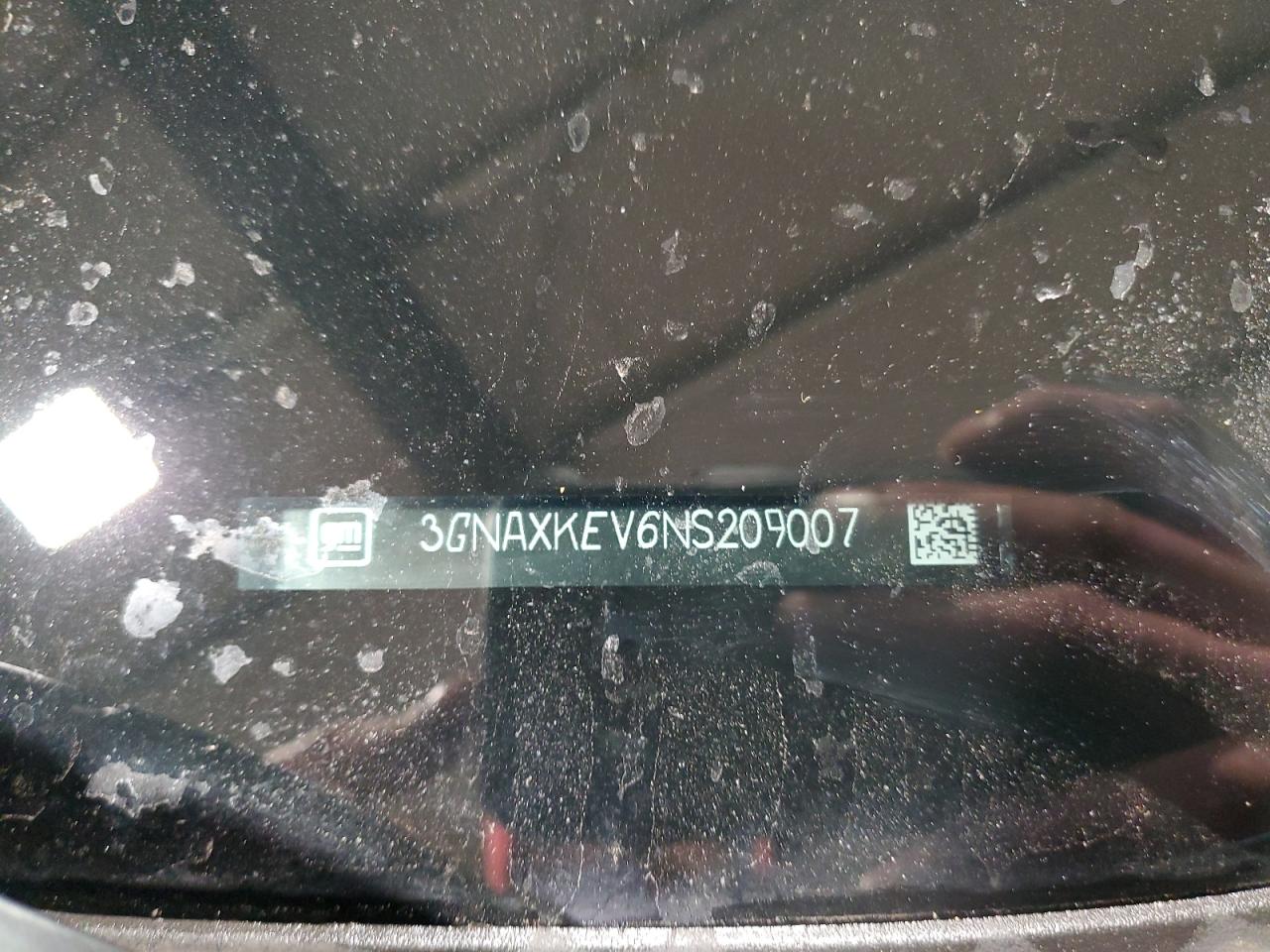 2022 CHEVROLET EQUINOX LT VIN:3GNAXKEV6NS209007