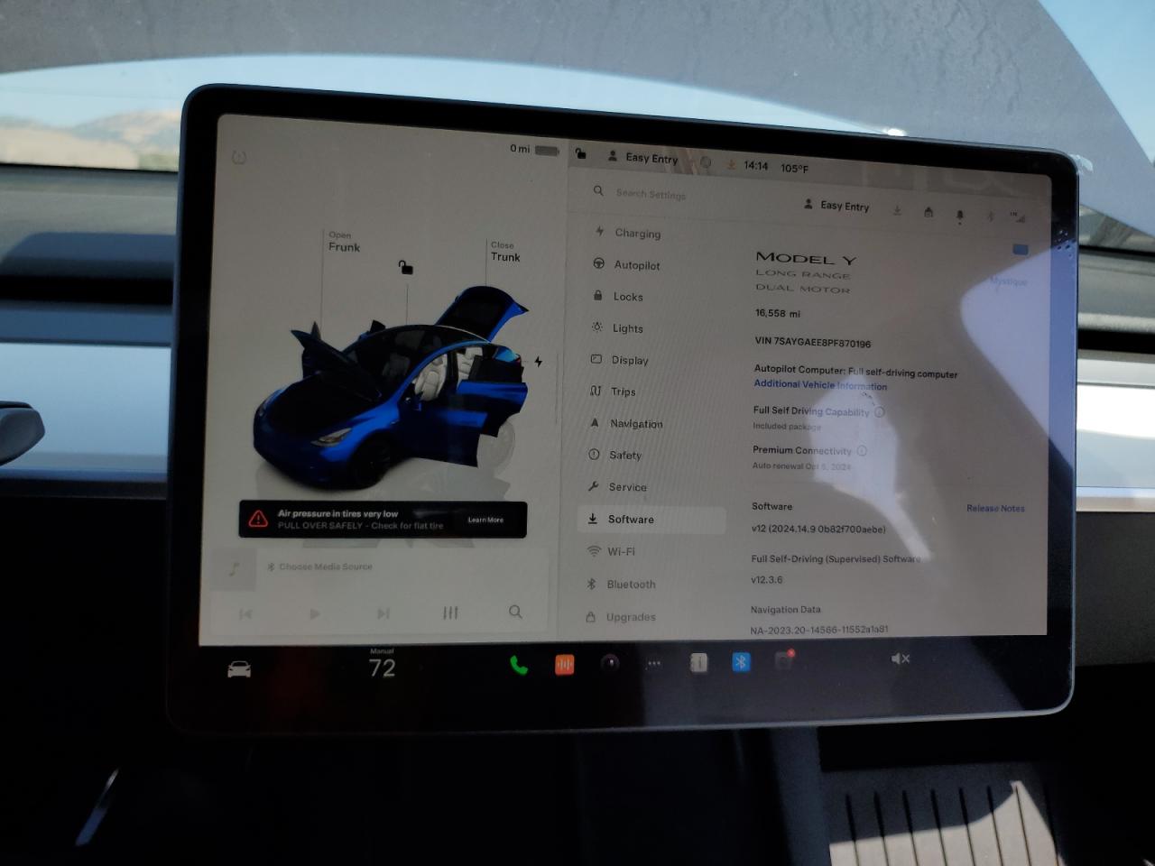2023 TESLA MODEL Y  VIN:7SAYGAEE8PF870196