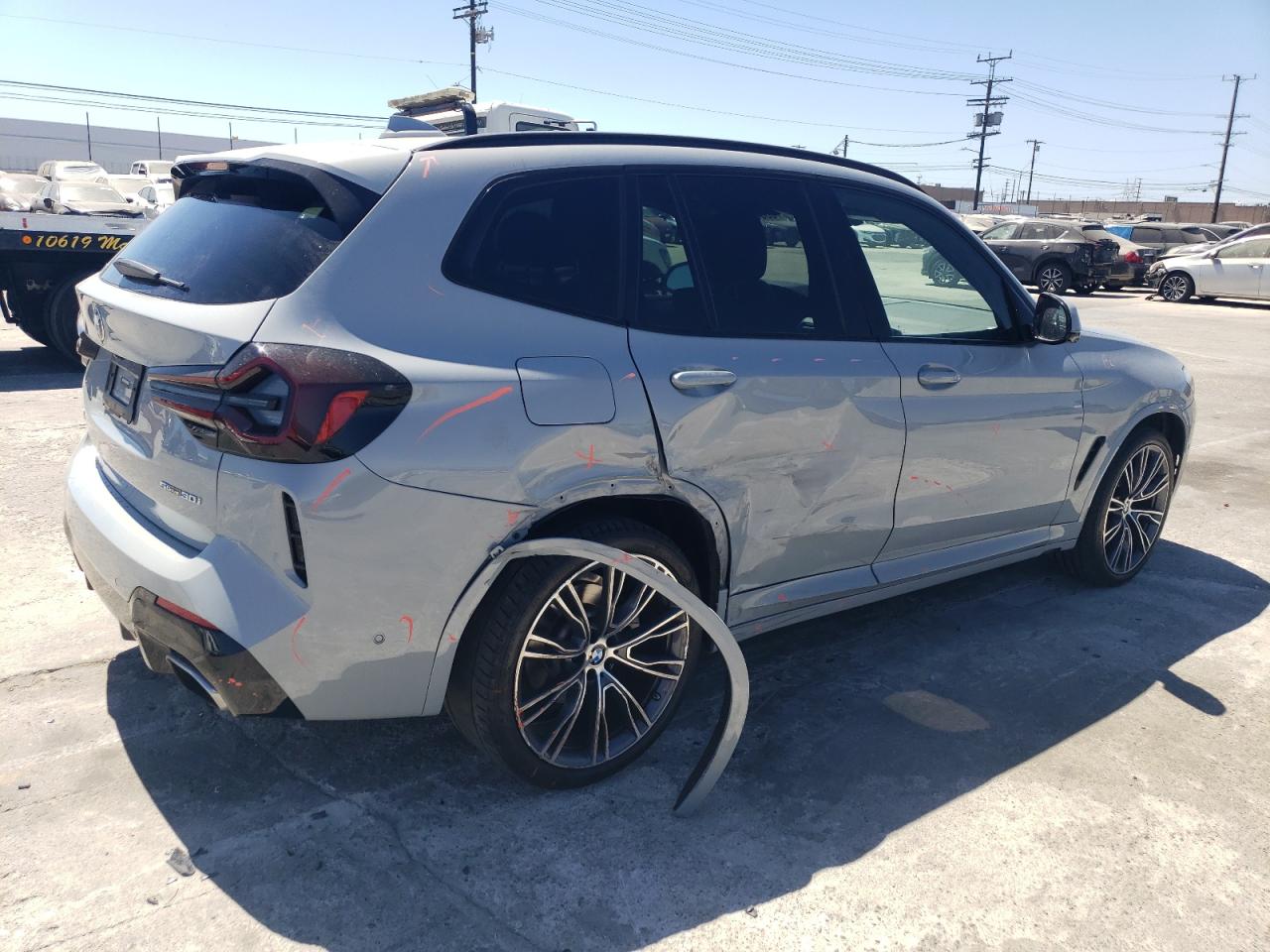 2023 BMW X3 SDRIVE30I VIN:5UX43DP03P9P72731