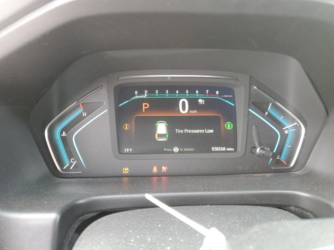 2022 HONDA ODYSSEY TOURING VIN:1FAHP3M24CL215126