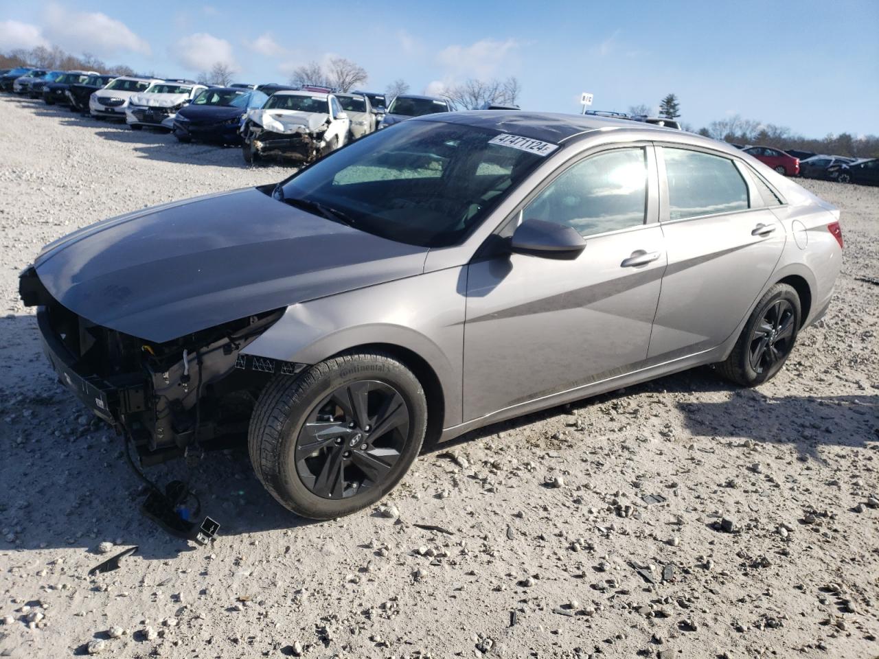 2022 HYUNDAI ELANTRA SEL VIN:KMHLS4AG7NU311964