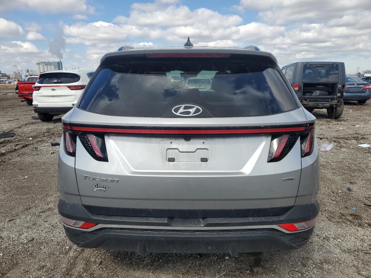2022 HYUNDAI TUCSON SEL VIN:5NMJFCAE3NH031782