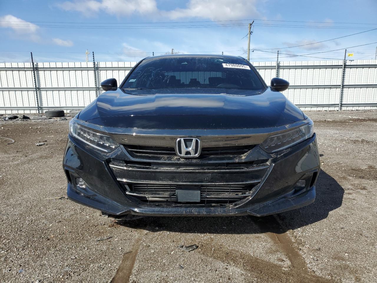 2022 HONDA ACCORD SPORT VIN:1HGCV1F3XNA063759