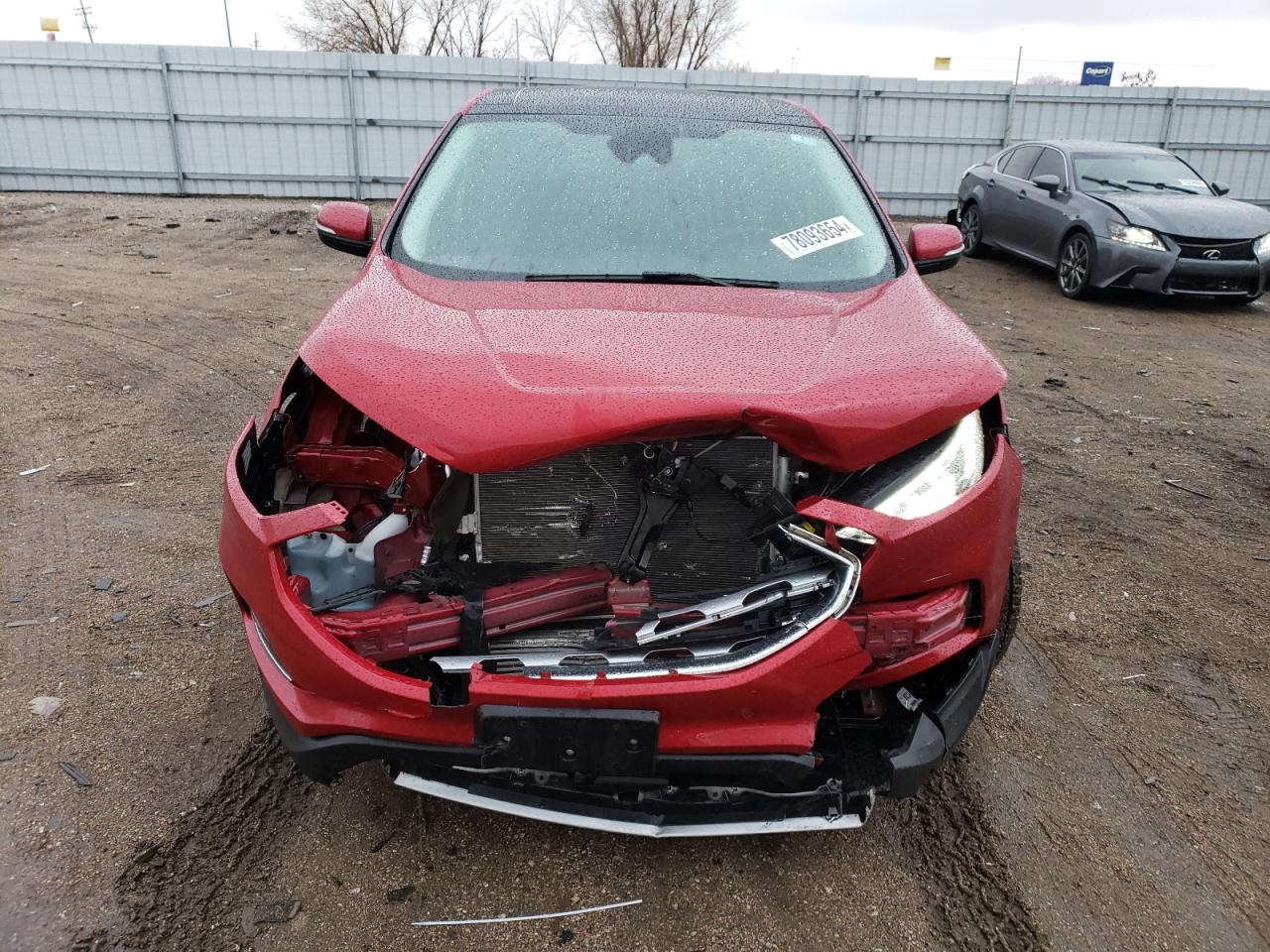 2022 FORD EDGE TITANIUM VIN:2FMPK4K96NBA58997