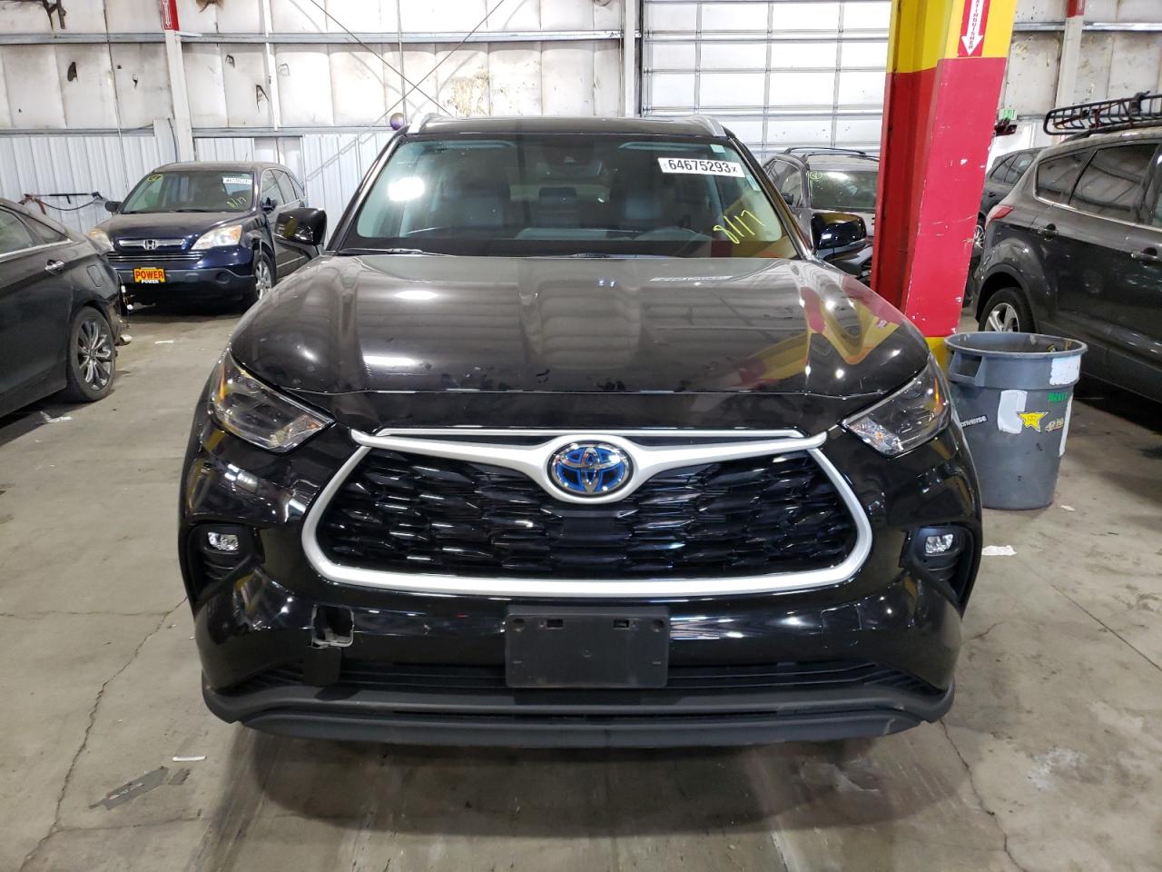 2022 TOYOTA HIGHLANDER HYBRID XLE VIN:5TDGBRCH9NS545102