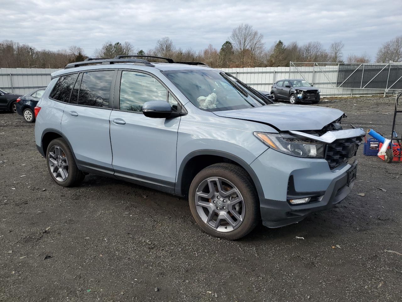 2022 HONDA PASSPORT EXL VIN:5FNYF8H57NB007391