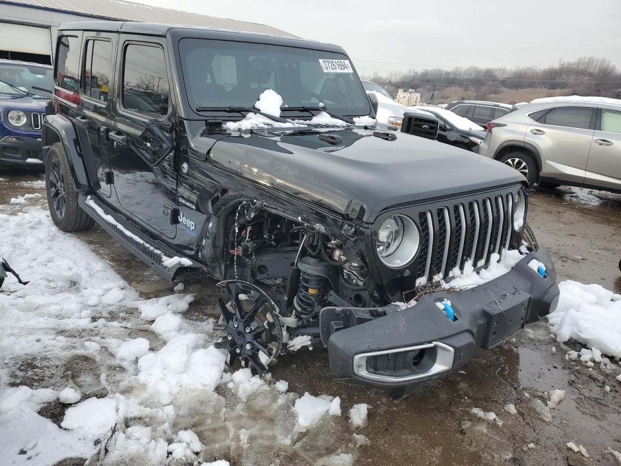 2022 JEEP WRANGLER UNLIMITED SAHARA 4XE VIN:1C4JJXP64NW275248