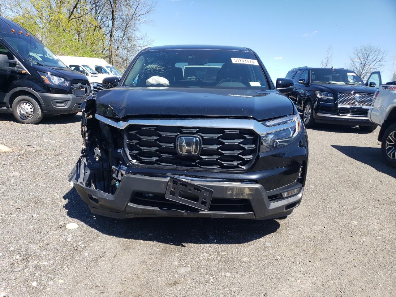2022 HONDA PASSPORT EXL VIN:5FNYF8H5XNB028901