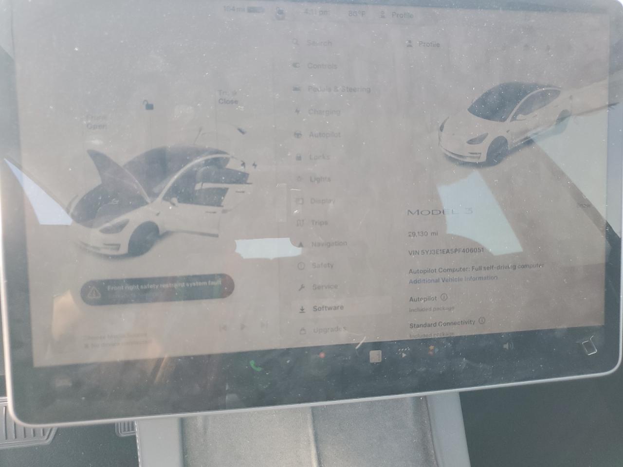 2023 TESLA MODEL 3  VIN:5YJ3E1EA5PF406051