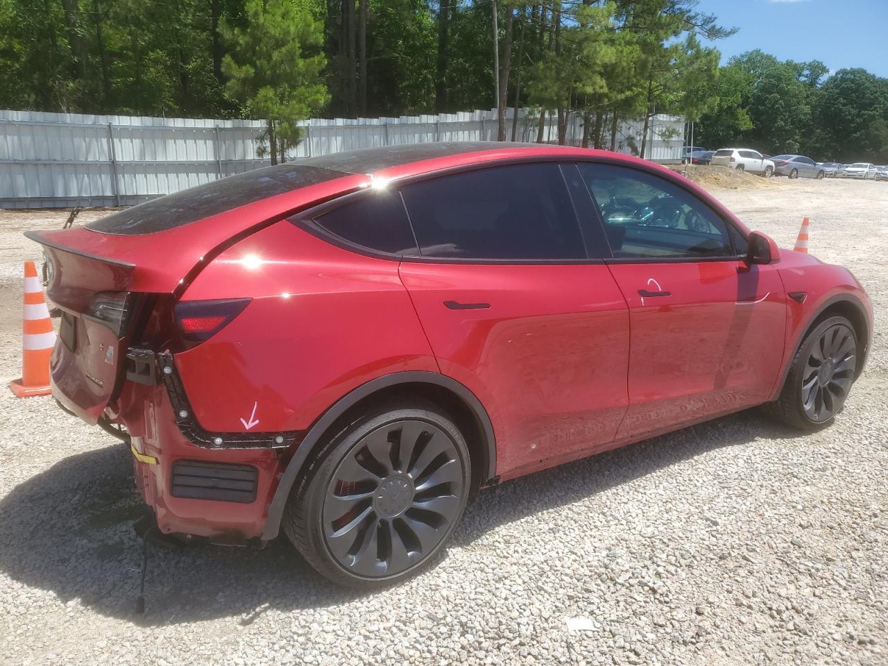 2022 TESLA MODEL Y  VIN:7SAYGAEEXNF392893