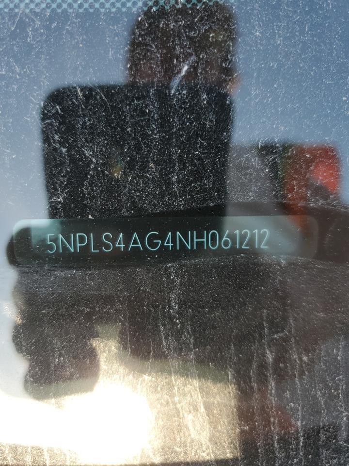 2022 HYUNDAI ELANTRA SEL VIN:5NPLS4AG4NH061212