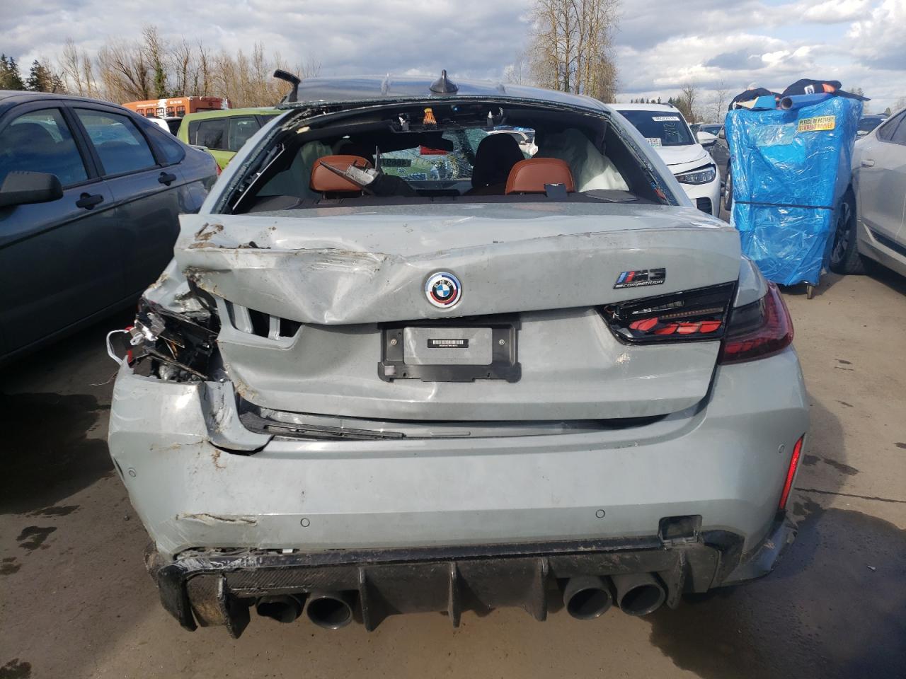 2022 BMW M3 COMPETITION VIN:WBS43AY07NFM10293