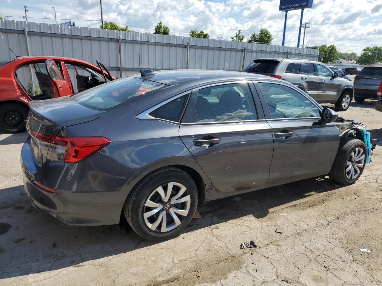 2022 HONDA CIVIC LX VIN:2HGFE2F22NH533293