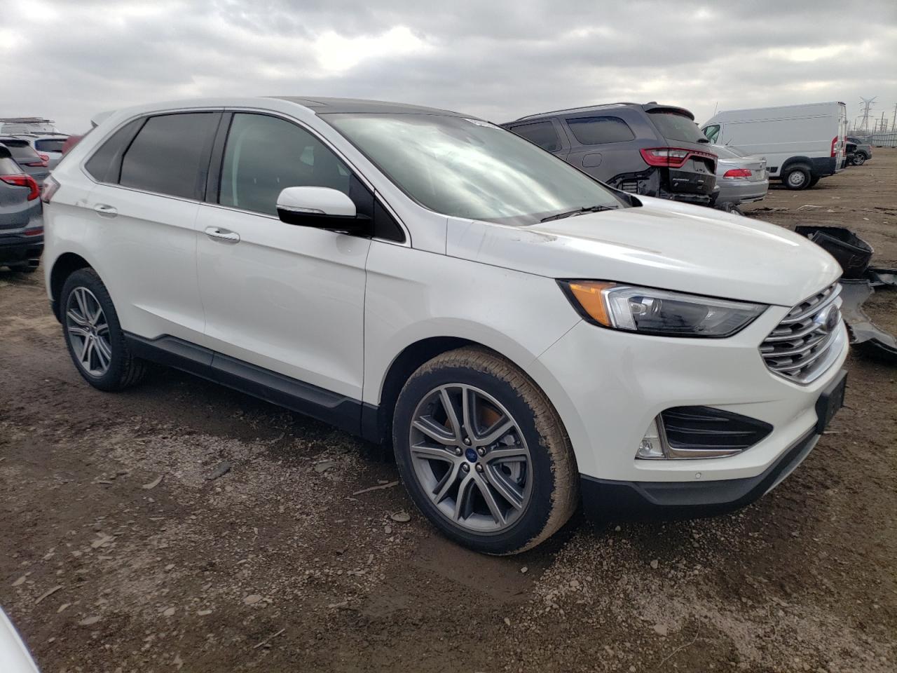 2022 FORD EDGE TITANIUM VIN:2FMPK4K94NBB17660