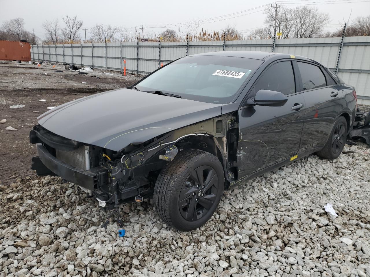 2022 HYUNDAI ELANTRA SEL VIN:5NPLM4AG3NH064483