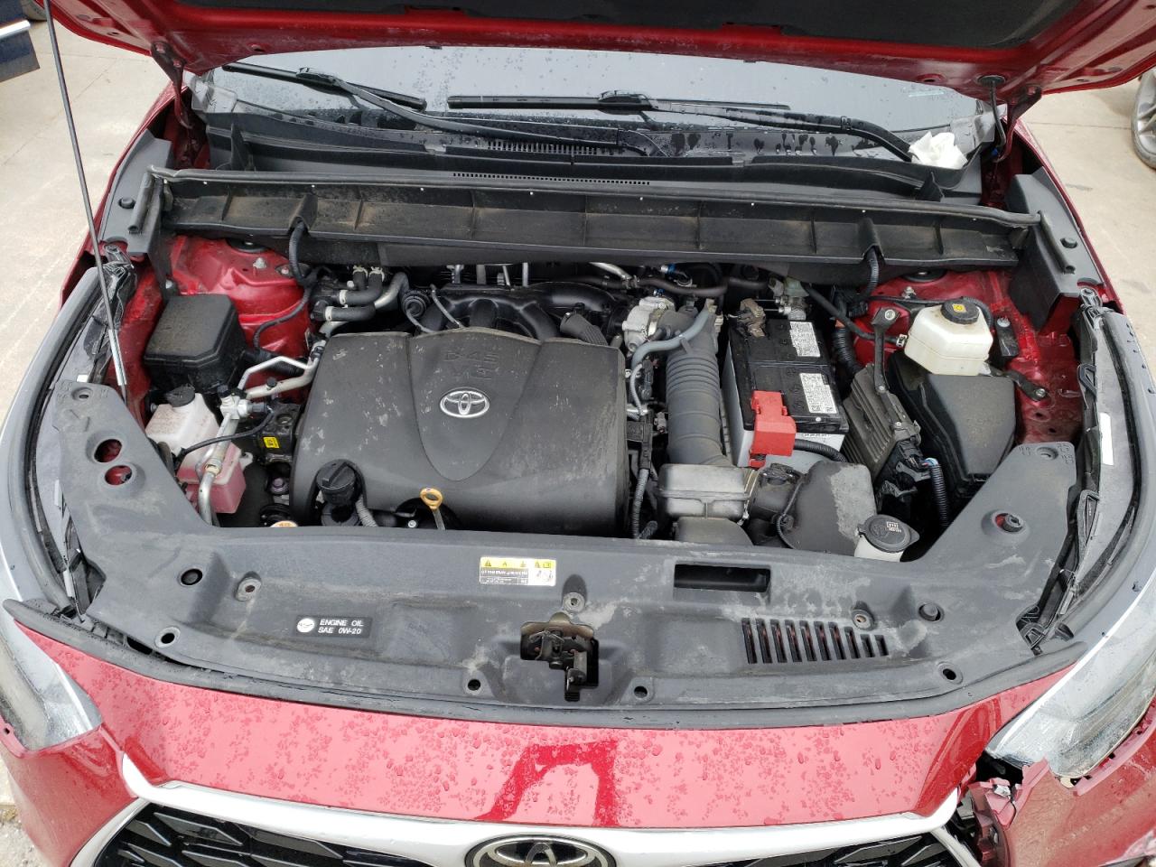 2022 TOYOTA HIGHLANDER XLE VIN:5TDGZRAH6NS541507