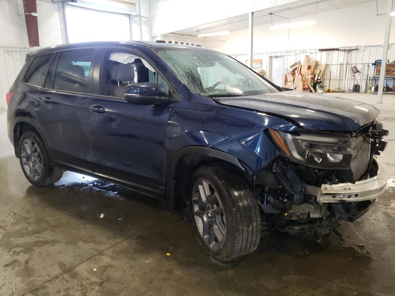 2022 HONDA PASSPORT EXL VIN:5FNYF8H59NB023947
