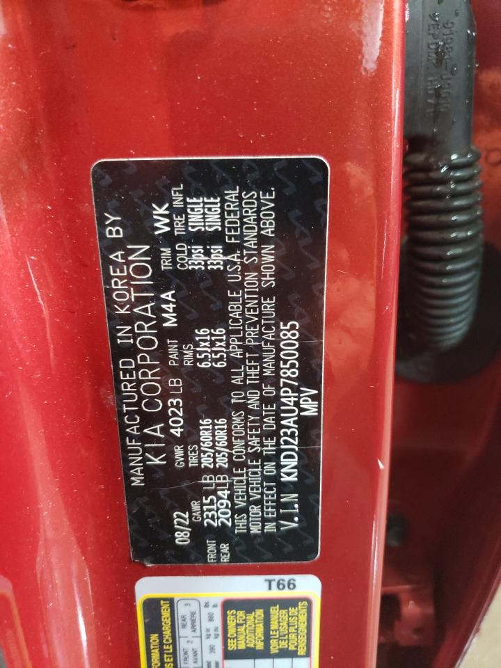 2023 KIA SOUL LX VIN:KNDJ23AU4P7850085