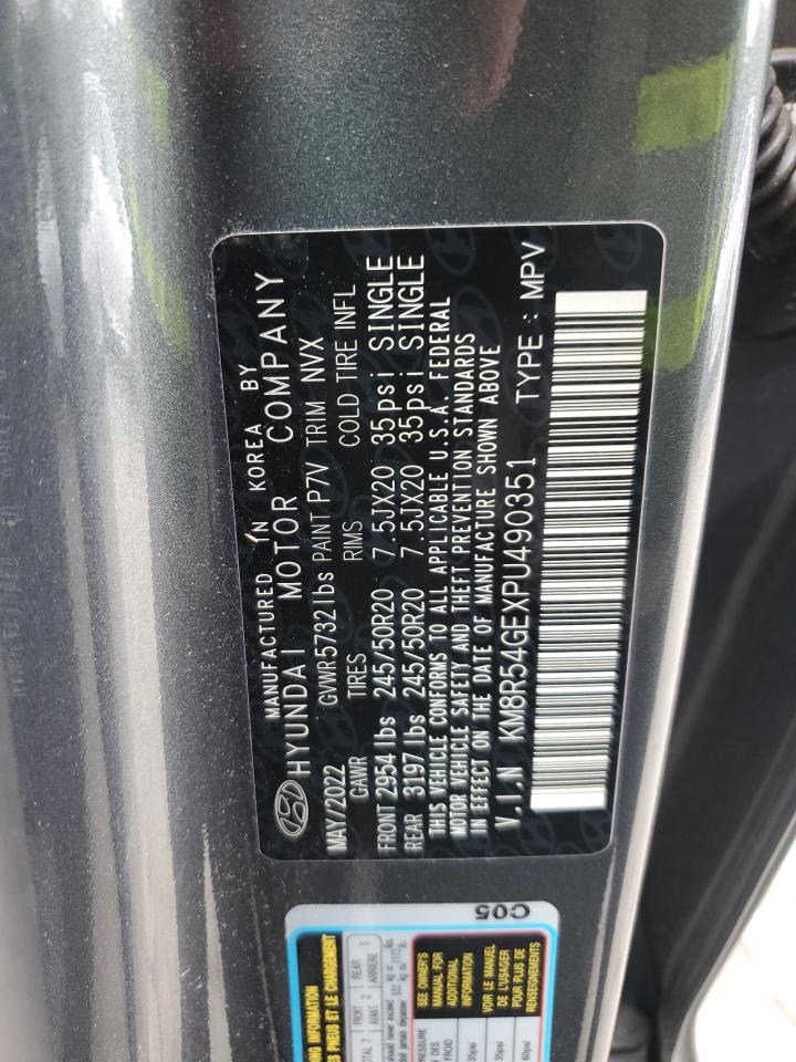 2023 HYUNDAI PALISADE LIMITED VIN:KM8R54GEXPU490351