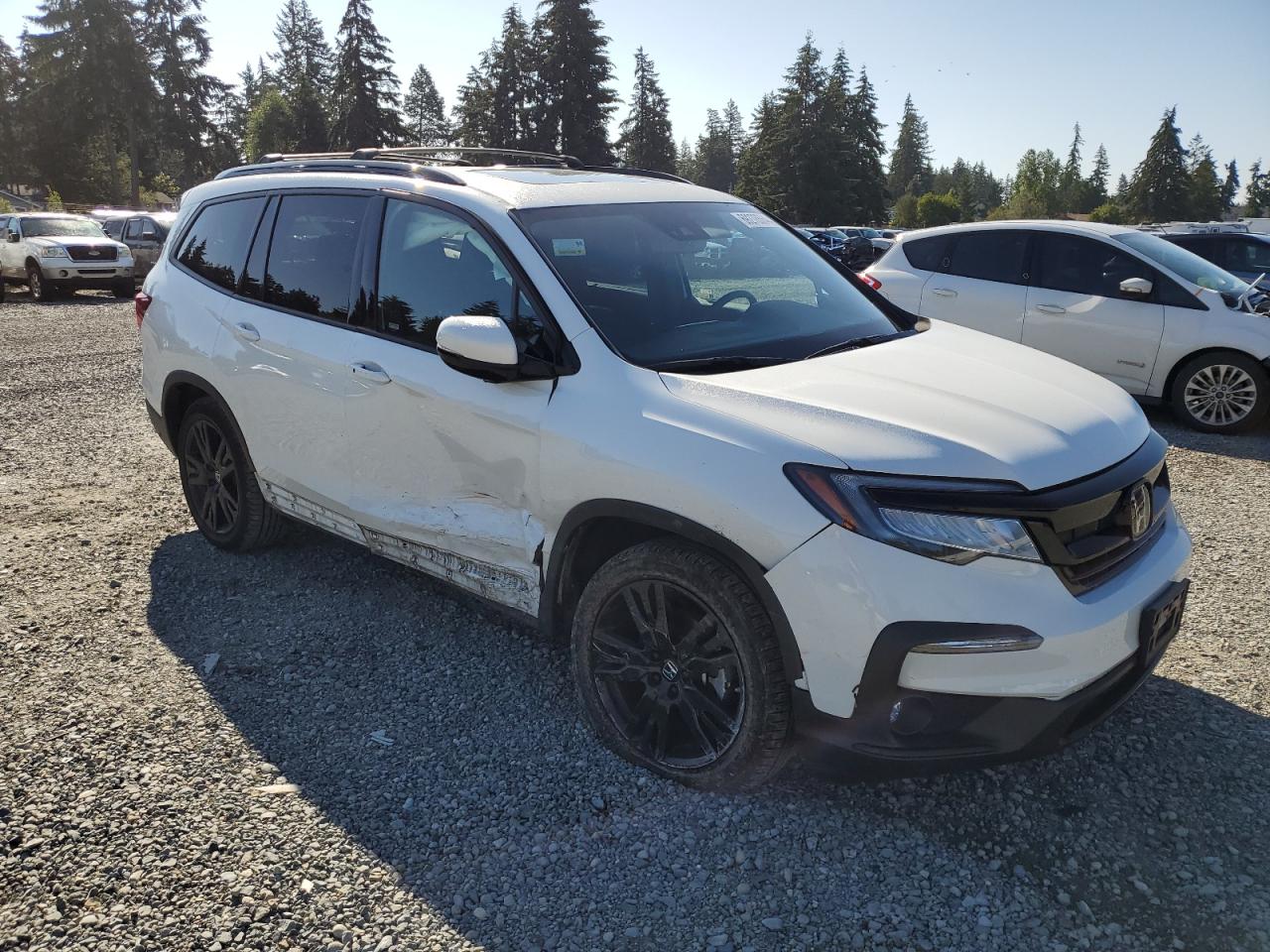 2022 HONDA PILOT BLACK VIN:5FNYF6H73NB006258