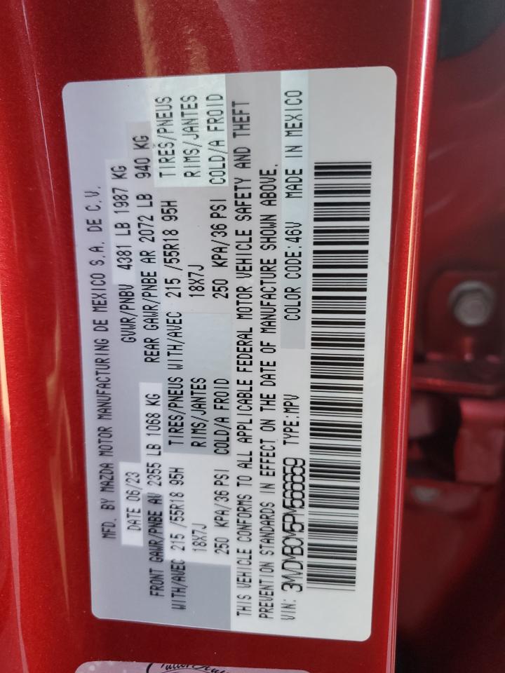 2023 MAZDA CX-30 PREFERRED VIN:3MVDMBCM5PM566659