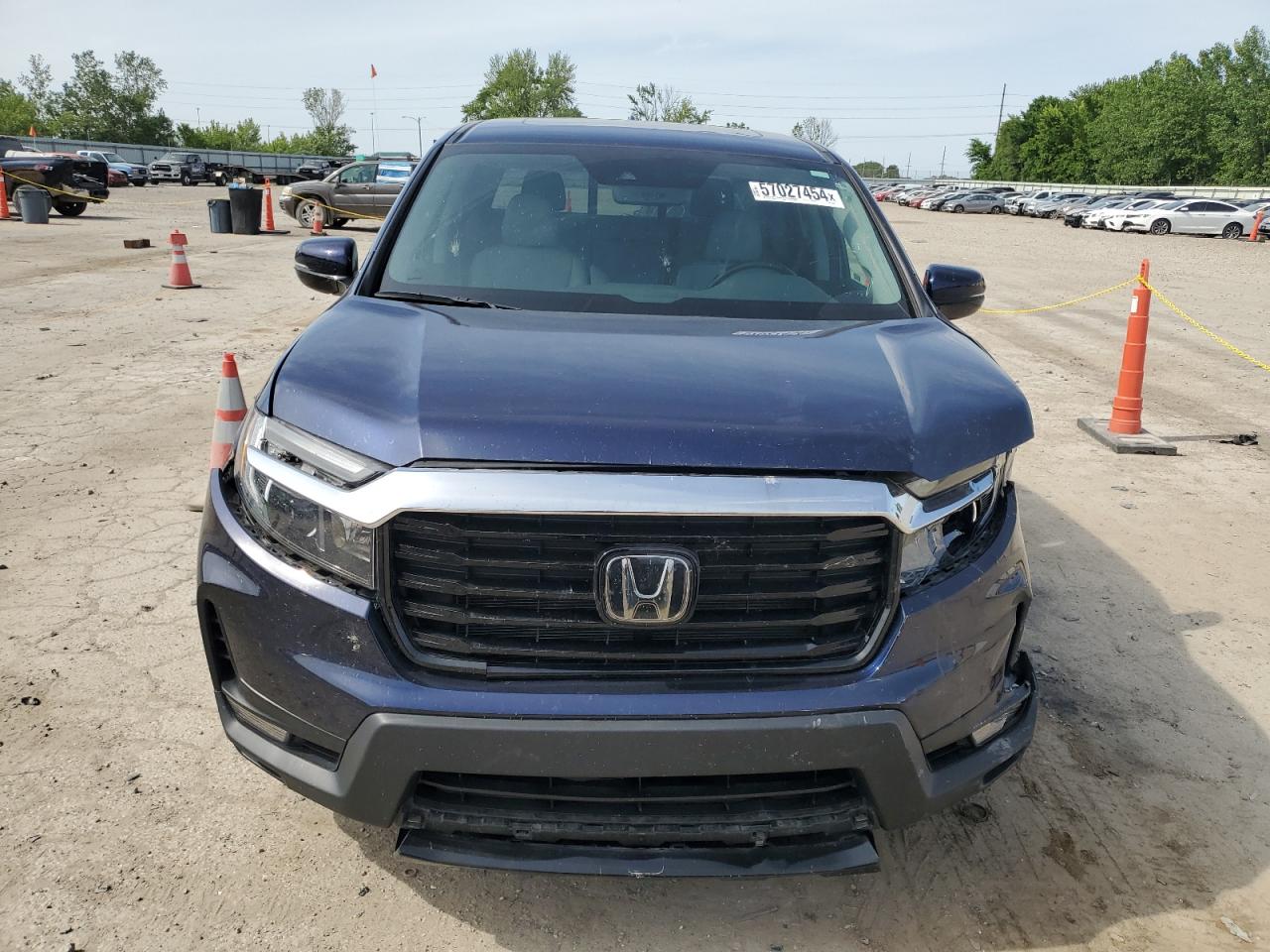 2022 HONDA RIDGELINE RTL VIN:5FPYK3F77NB030051