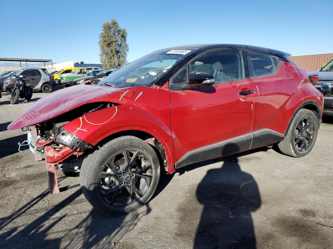 2022 TOYOTA C-HR XLE VIN:JTNKHMBXXN1134157