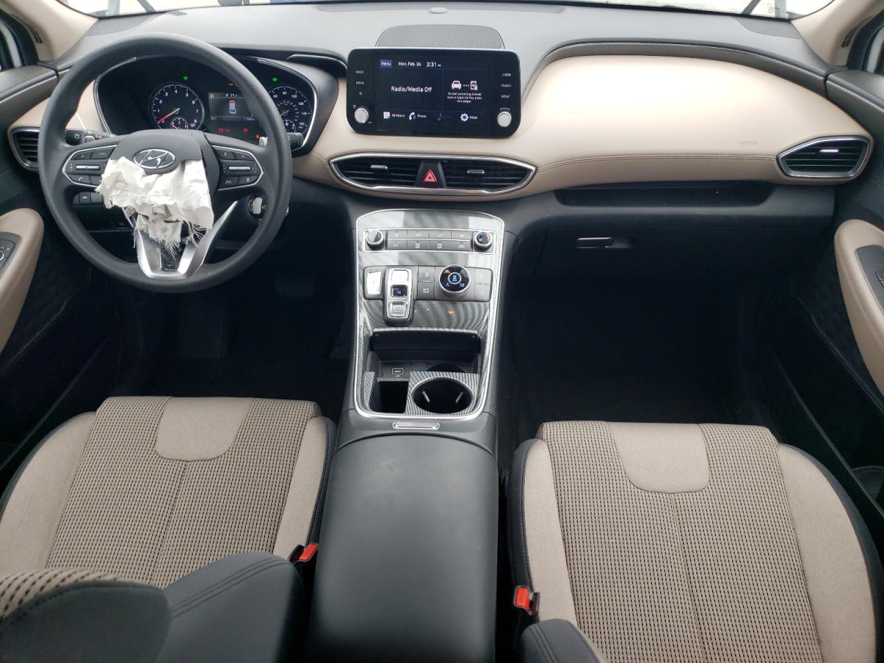 2022 HYUNDAI SANTA FE SE VIN:5NMS1DAJ9NH429276