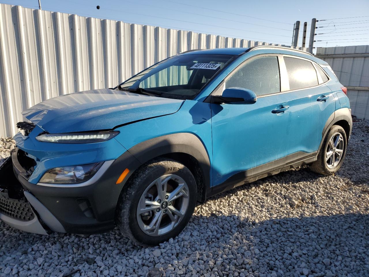 2022 HYUNDAI KONA SEL VIN:KM8K6CAB2NU901746