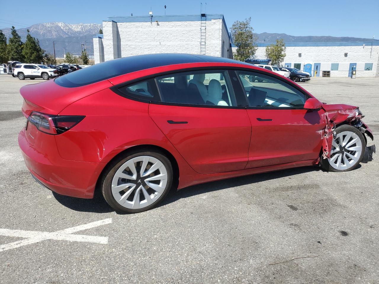 2022 TESLA MODEL 3  VIN:5YJ3E1EB6NF182567