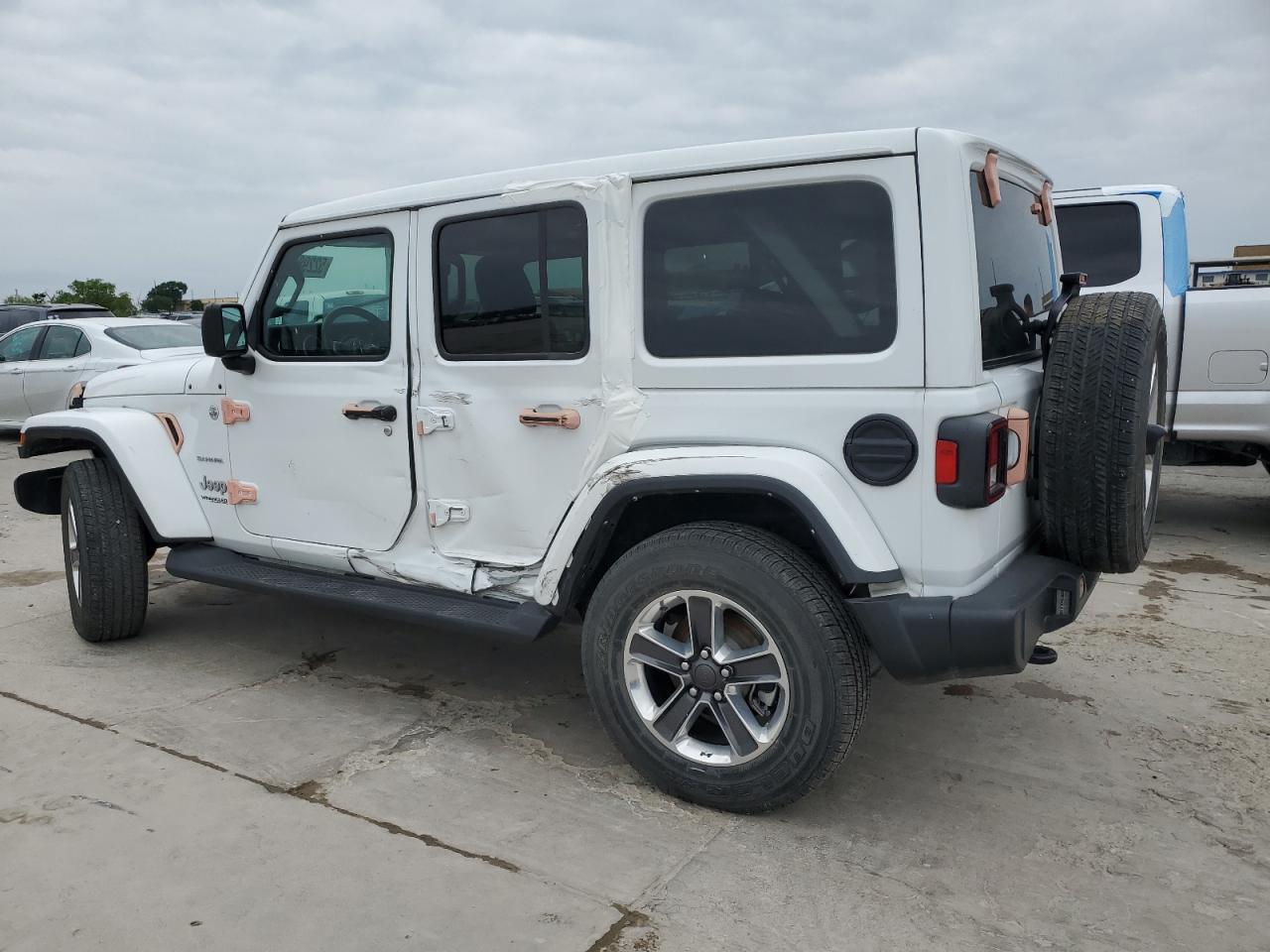 2022 JEEP WRANGLER UNLIMITED SAHARA VIN:1C4HJXEG0NW240264