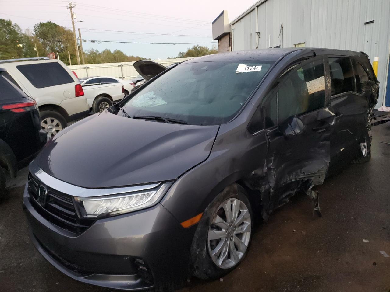 2022 HONDA ODYSSEY LX VIN:5FNRL6H21NB012769