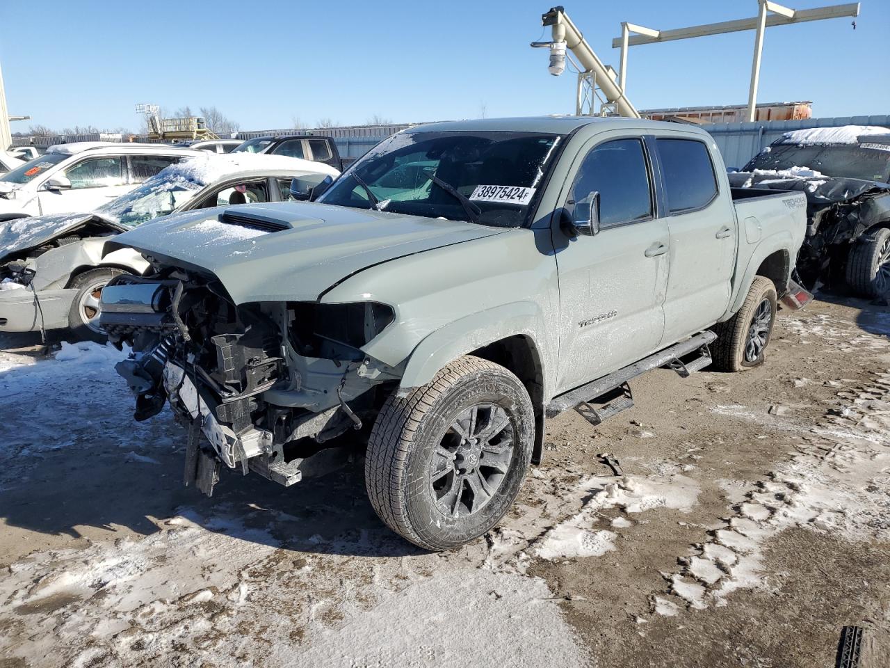 2022 TOYOTA TACOMA DOUBLE CAB VIN:3TYCZ5ANXNT080345