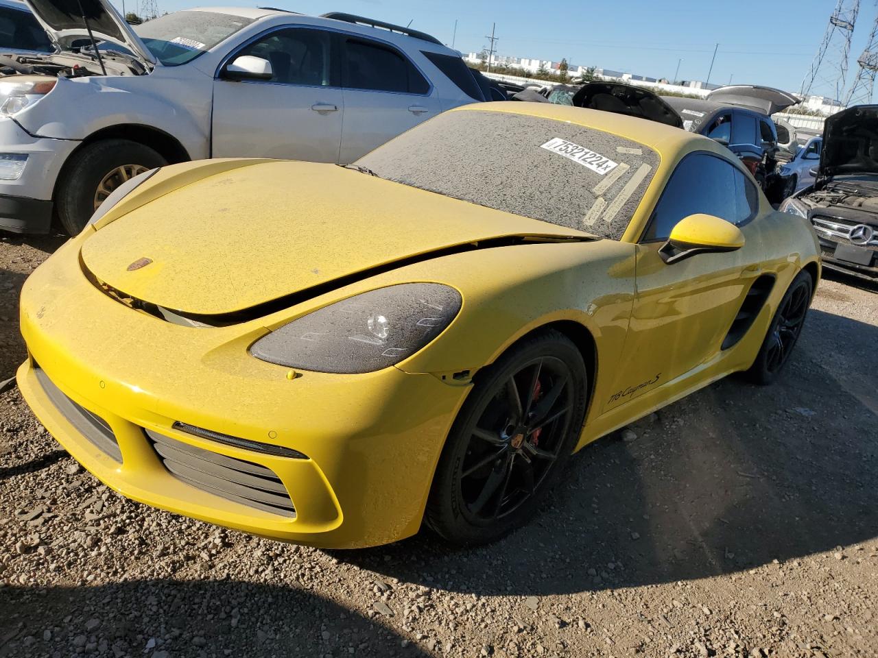 2023 PORSCHE CAYMAN S VIN:WP0AB2A88PK268128