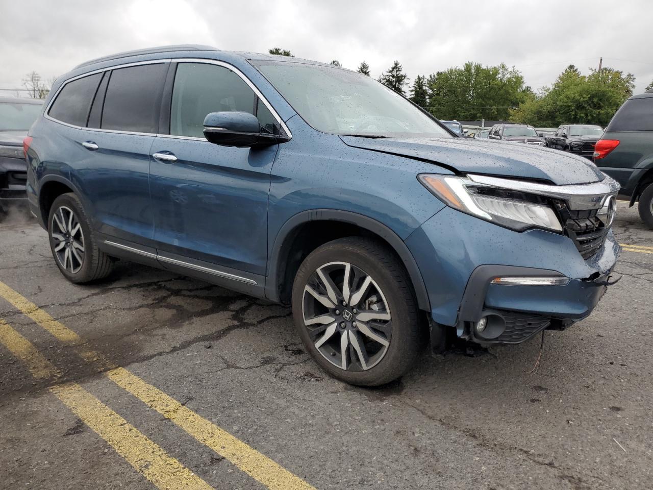 2022 HONDA PILOT TOURING VIN:5FNYF6H93NB002759