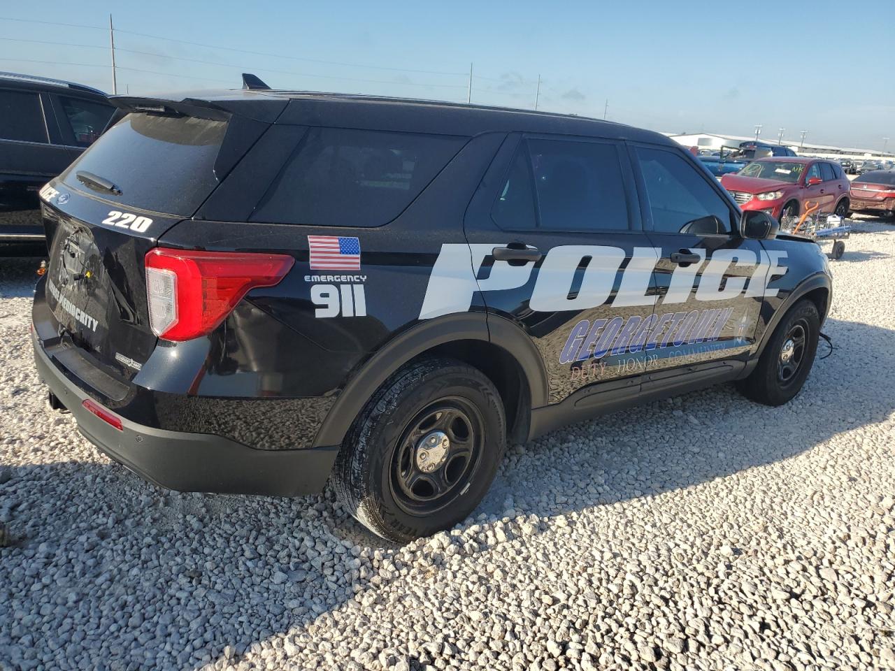 2022 FORD EXPLORER POLICE INTERCEPTOR VIN:1FM5K8AC9NGC24014