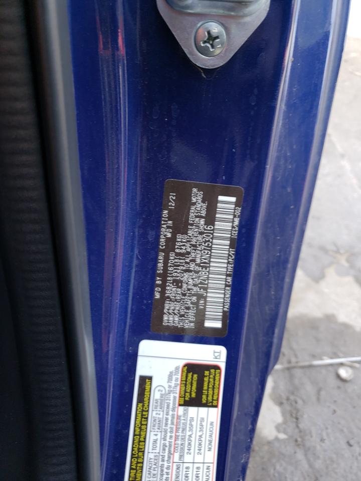 2022 TOYOTA GR 86 PREMIUM VIN:JF1ZNBE1XN9753016