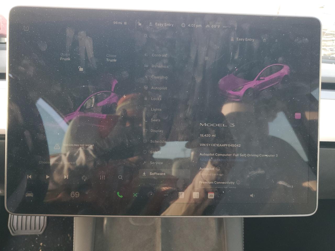 2023 TESLA MODEL 3  VIN:5YJ3E1EA4PF645042