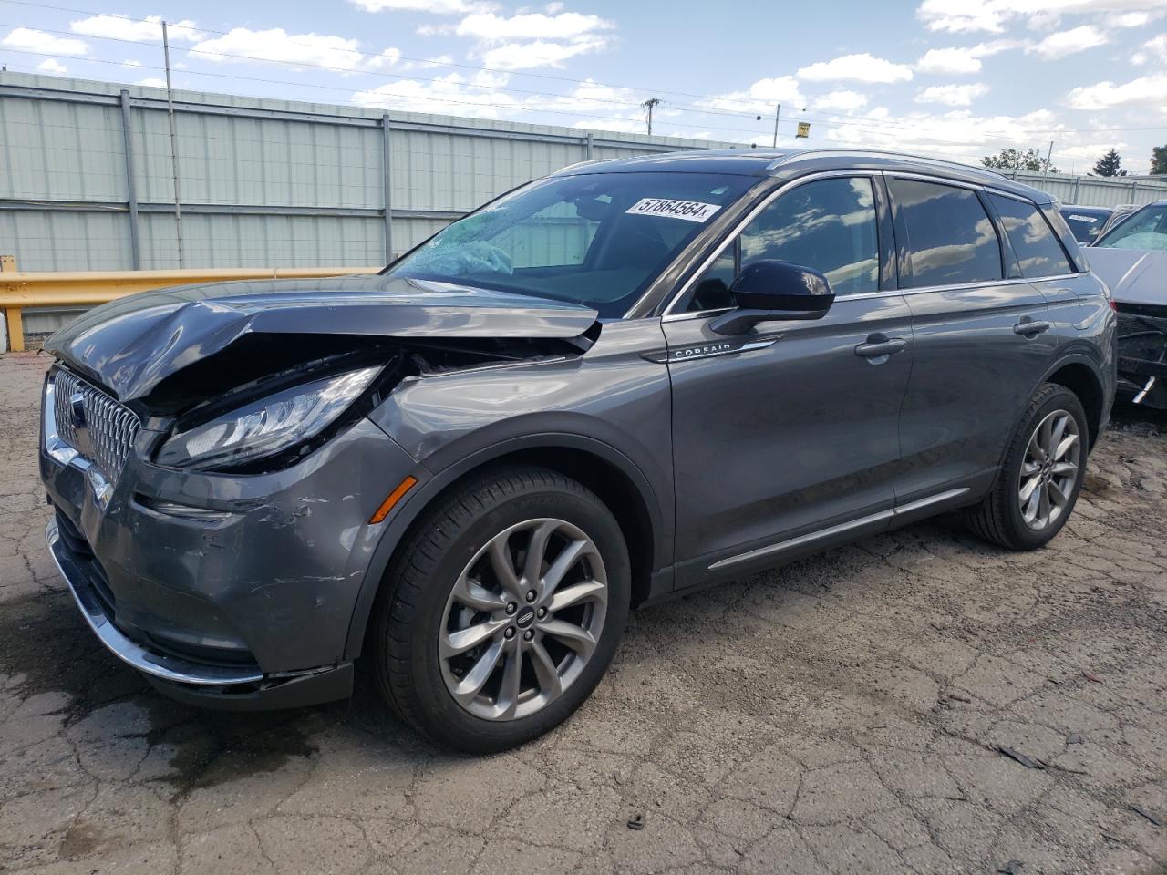 2022 LINCOLN CORSAIR  VIN:5LMCJ1D92NUL30840