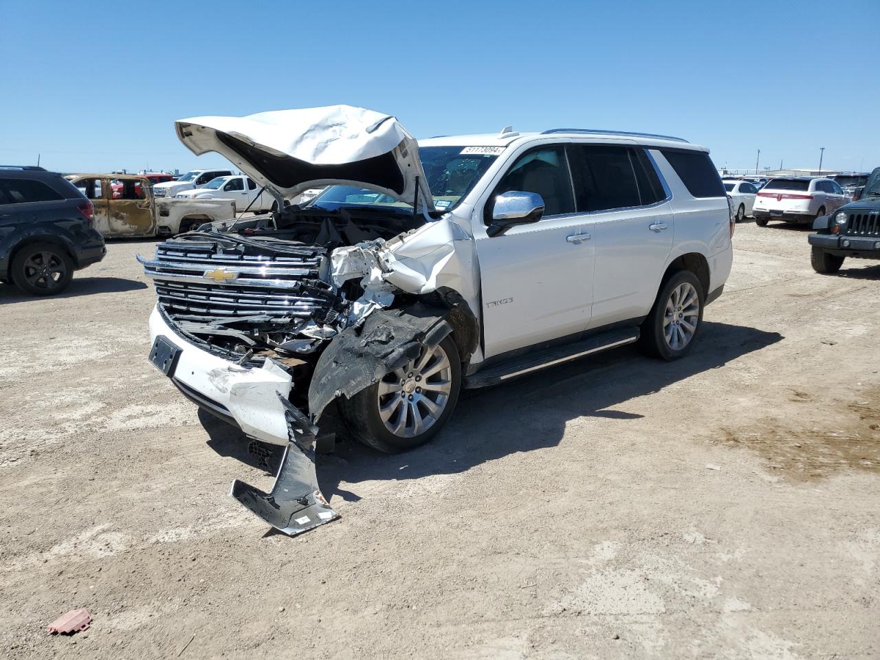 2022 CHEVROLET TAHOE K1500 PREMIER VIN:1GNSKSKL3NR265740