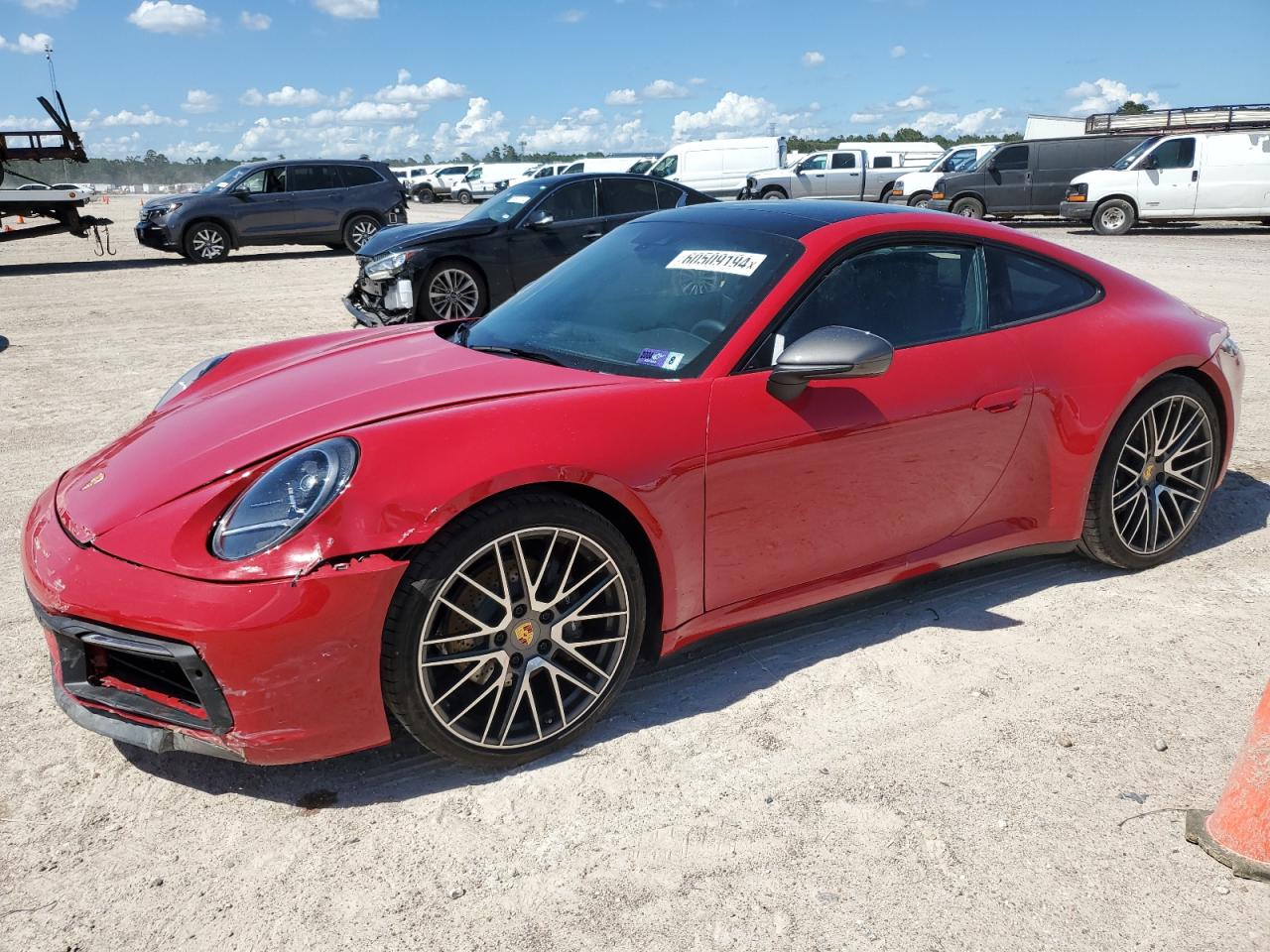 2023 PORSCHE 911 CARRERA VIN:WP0AA2A9XPS205916