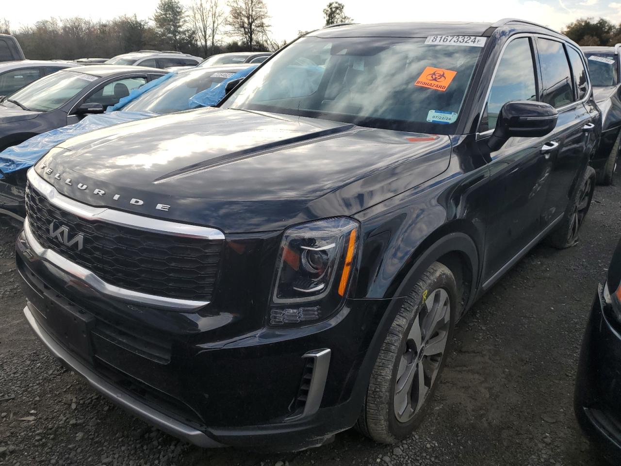 2022 KIA TELLURIDE S VIN:5XYP6DHC4NG272605