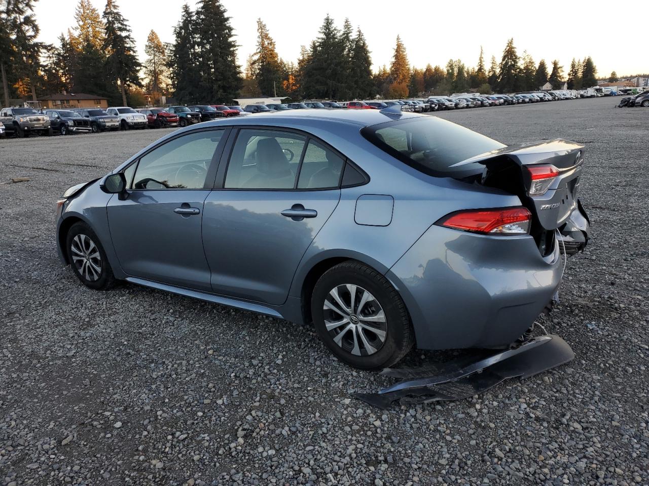 2022 TOYOTA COROLLA LE VIN:JTDEAMDE3NJ042907