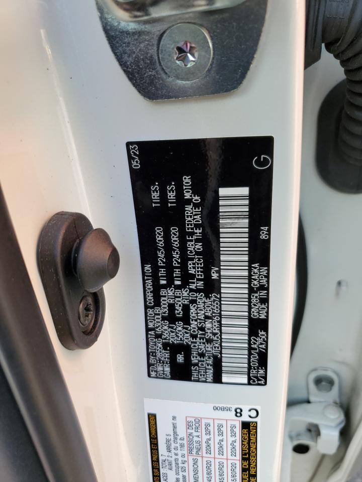 2023 TOYOTA 4RUNNER LIMITED VIN:JTEKU5JR9P6165572