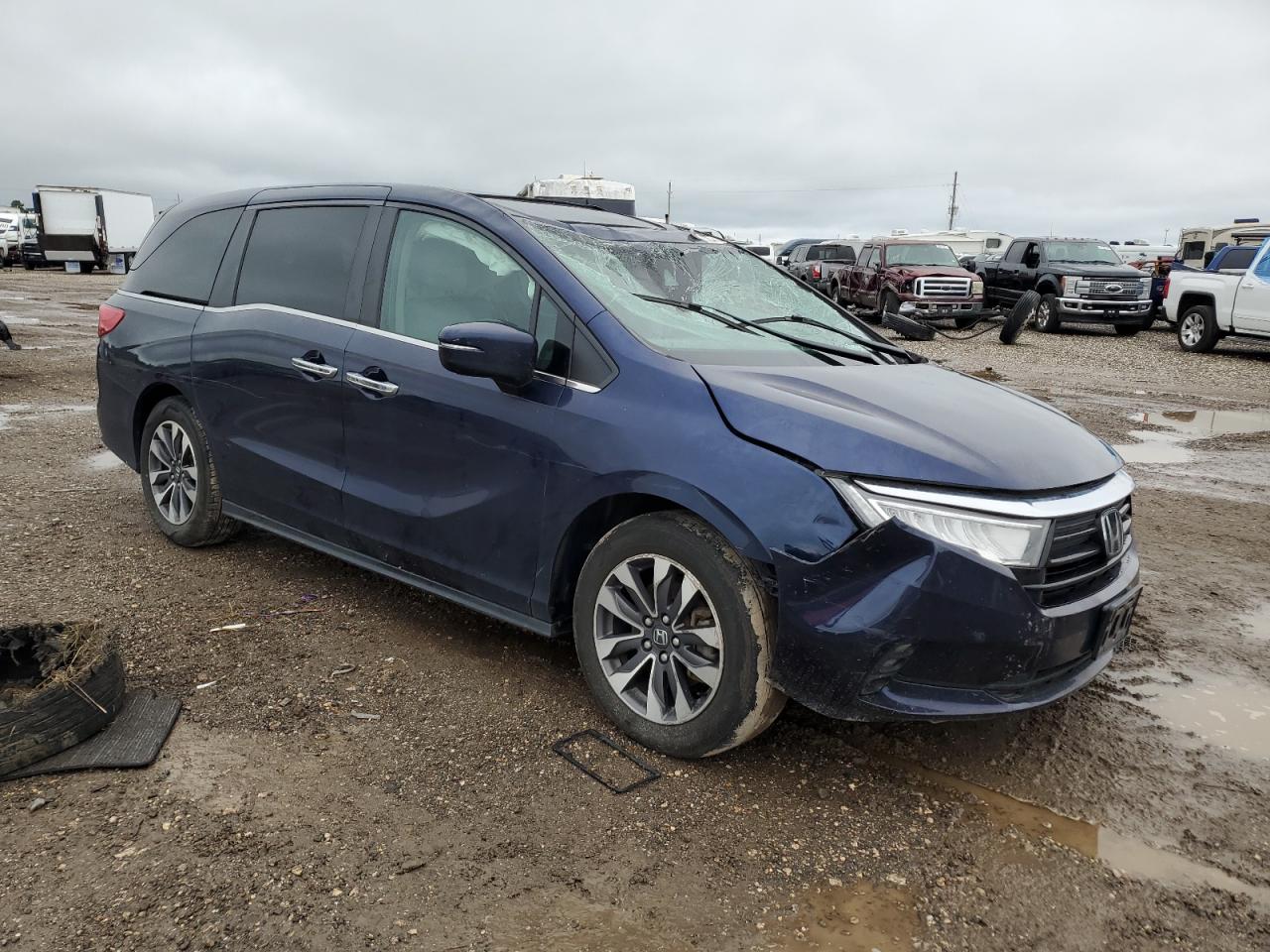 2022 HONDA ODYSSEY EXL VIN:5FNRL6H75NB011362