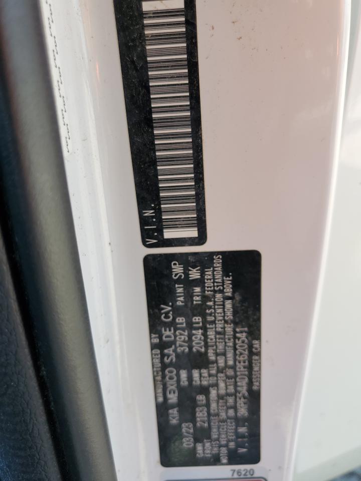 2023 KIA FORTE GT LINE VIN:3KPF54AD1PE620541